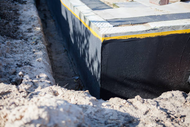 Residential Waterproofing installation at a Saint Paul Park, MN home by SJ Waterproofing Pros